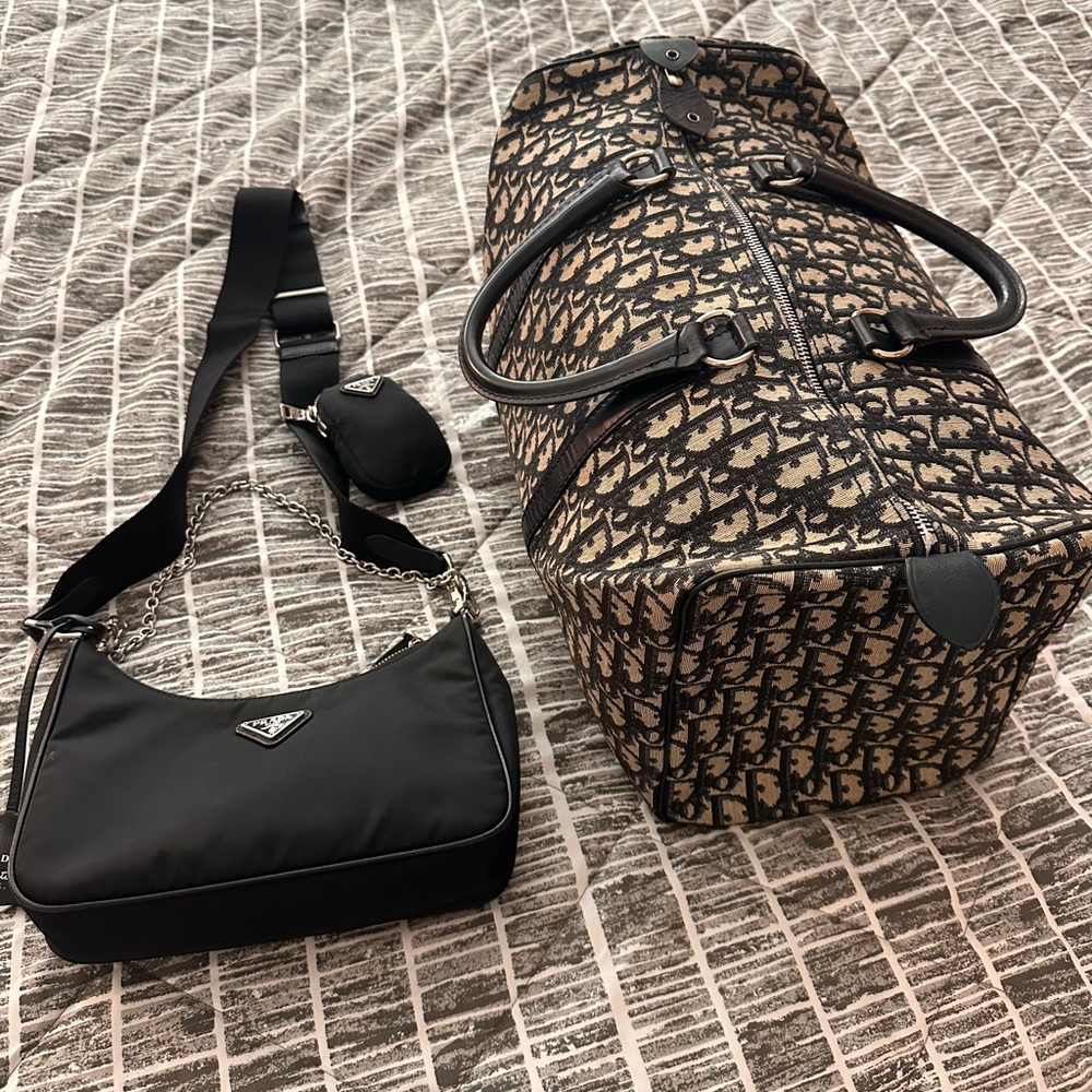 Prada Re edition and Dior Boston
